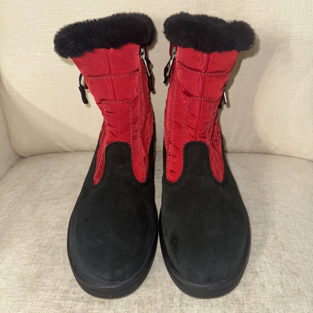 Pajar Women's Raff Red Winter Snow Insulated Side Zip Boots SZ 9-9.5 EUC - Picture 6 of 12